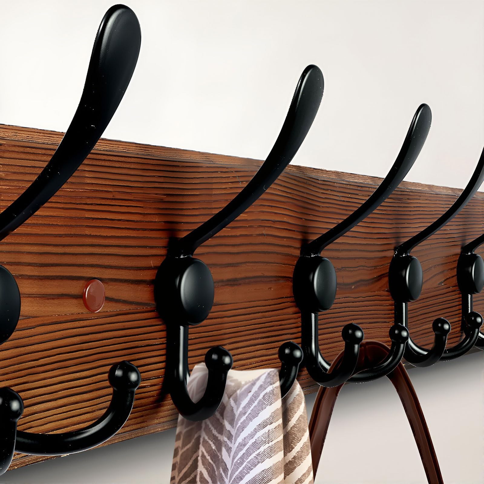 Homagic rack helps keep coats and towels off the floor