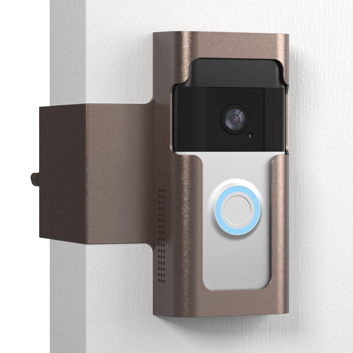 Homalor anti-theft ring doorbell mount metal frame showing durable no-drill security