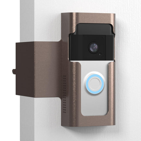 Homalor anti-theft ring doorbell mount metal frame showing durable no-drill security