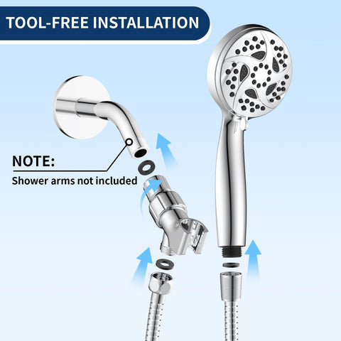 Homaqua 59-inch stainless steel hose provides flexible reach