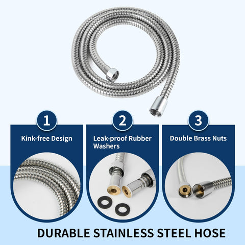Homaqua anti-clog nozzle helps maintain steady flow and easy cleaning