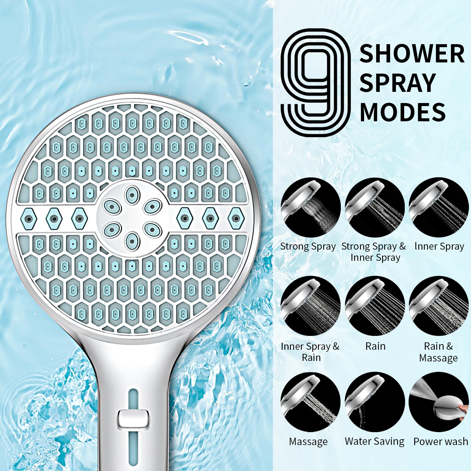 Homaqua power wash mode for quick grime removal after workouts.