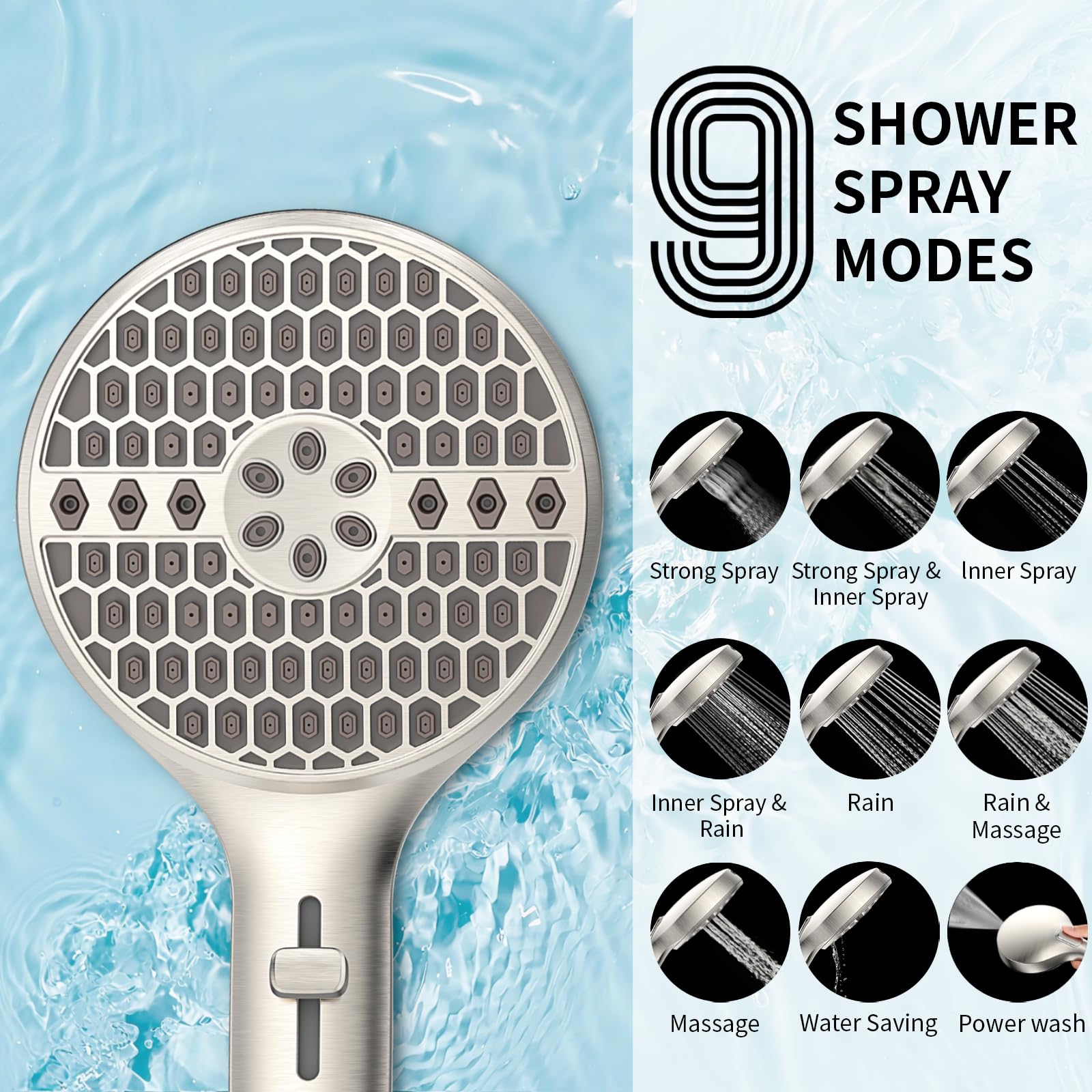 Homaqua Power Wash mode for quick grime removal
