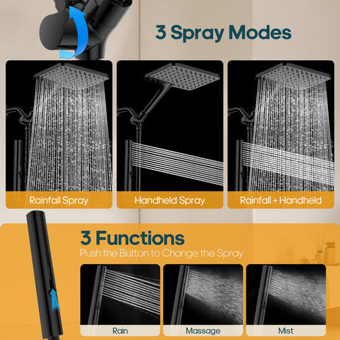 Hombeter matte black finish adds modern style to any bathroom.