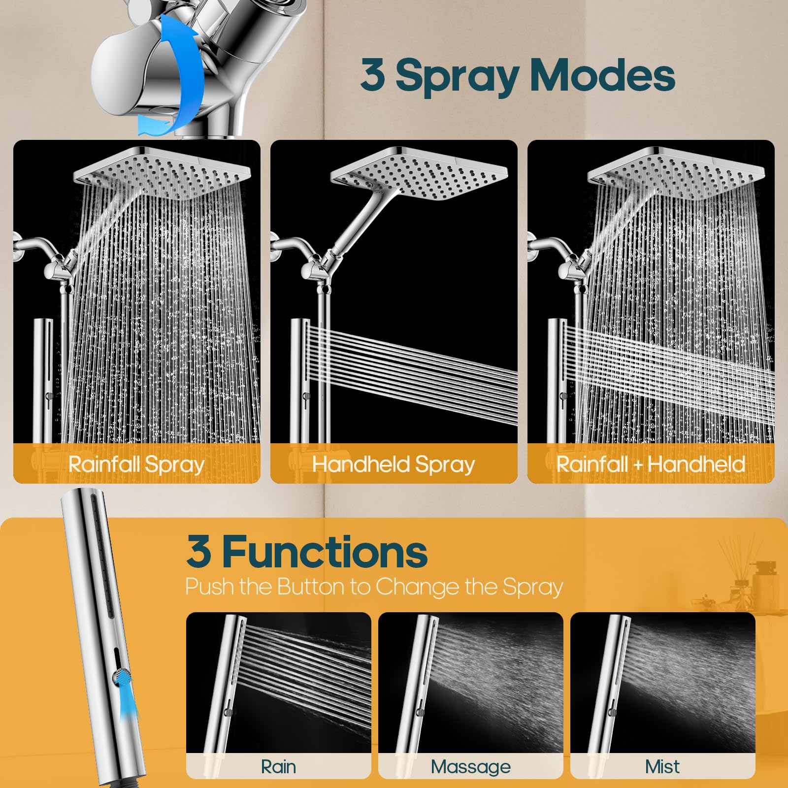 Hombeter 2-in-1 system upgrades any modern bathroom