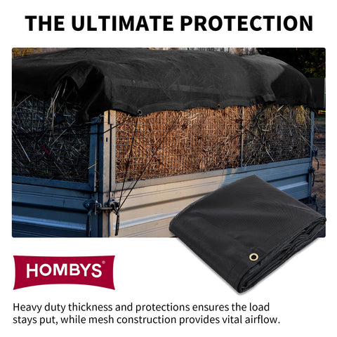 HOMBYS tarp back pocket design helps organize tools and straps.