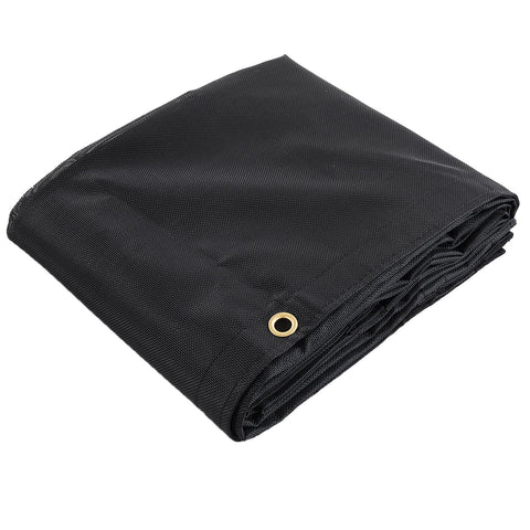 HOMBYS dump trailer tarp dual pockets for accessories.