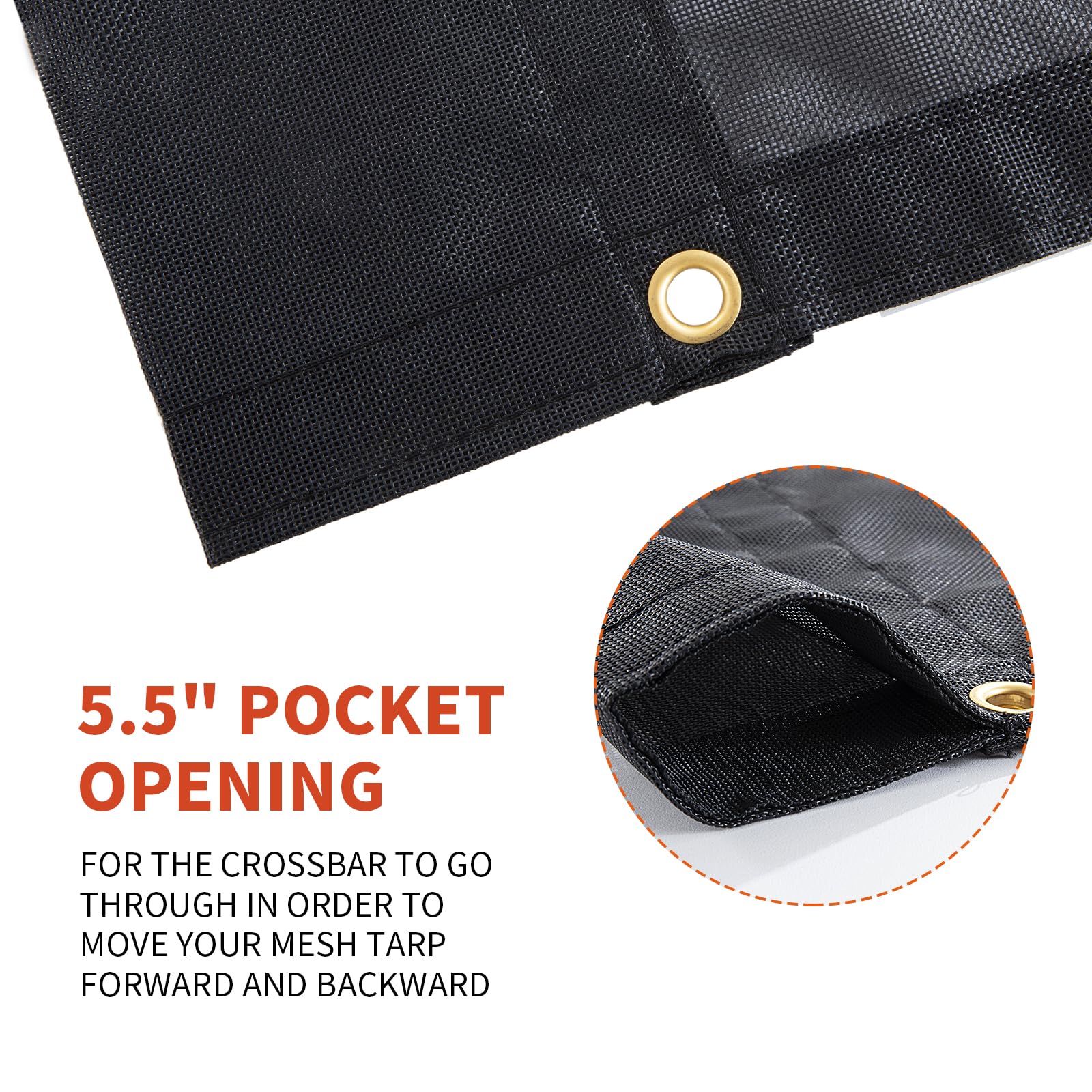 HOMBYS heavy-duty material resists tears and UV exposure.