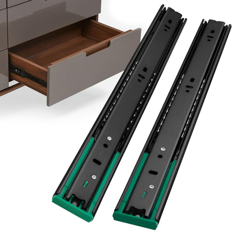 Homdiy 22 inch full extension drawer slide side mount for smooth access