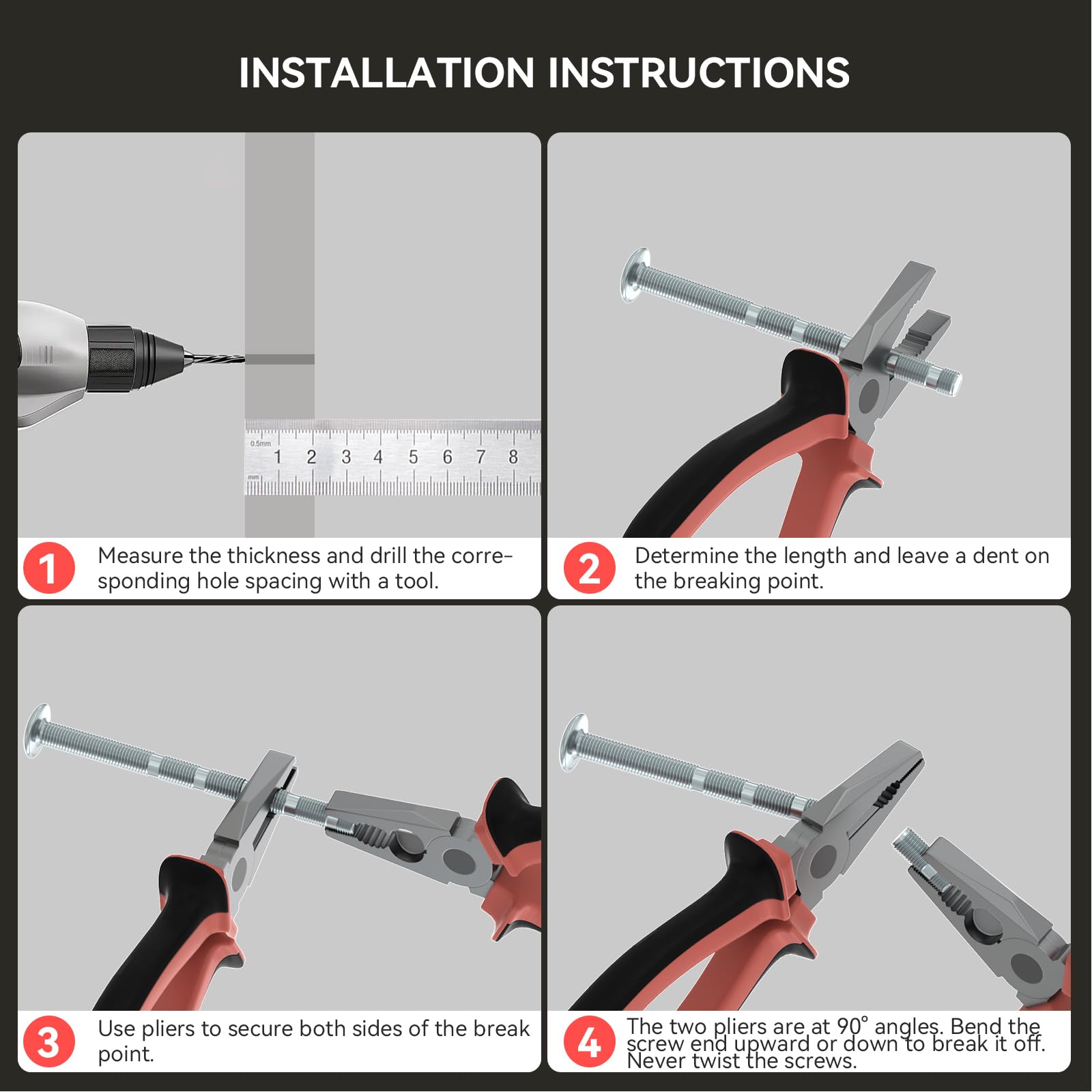 Homdiy easy-to-install cabinet pulls with included screws