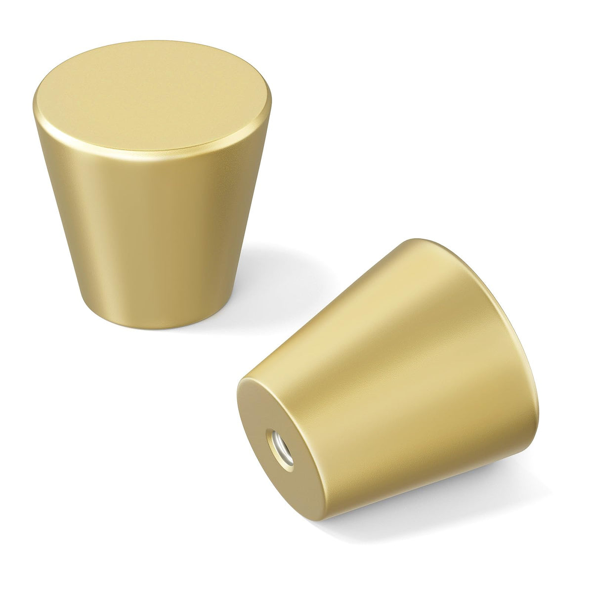 Homdiy brass brushed knob close-up showing refined texture and finish