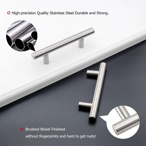 Homdiy kitchen cupboard hardware for drawers and doors offers a streamlined look.