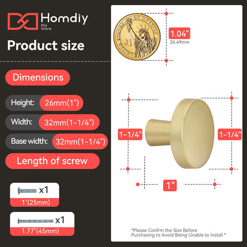 Homdiy mushroom-design knob, smooth edges for safe daily use.