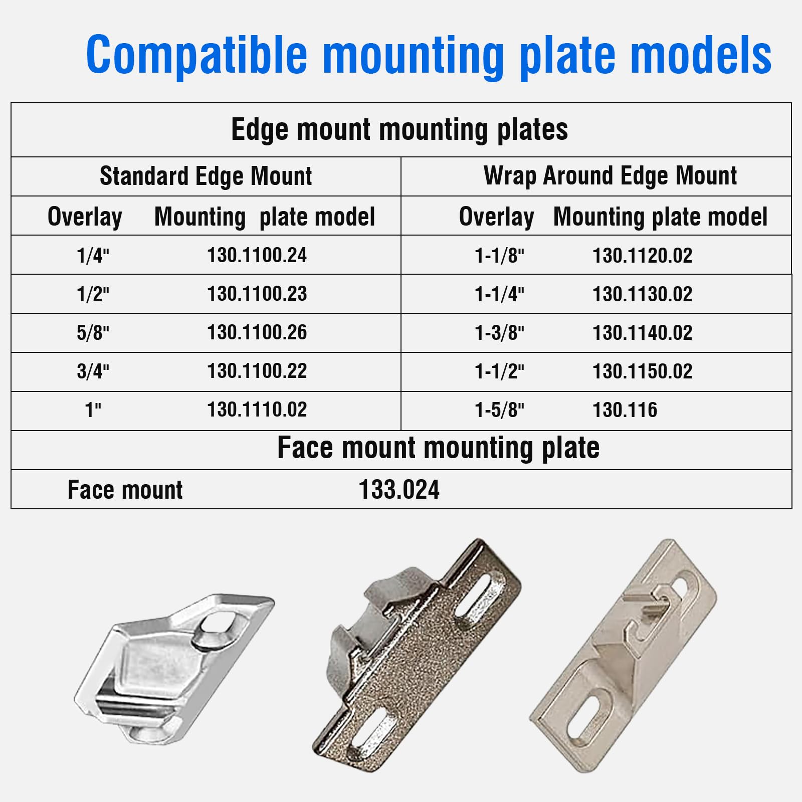 HomdMarket 3-way micro-adjustment enables perfect door alignment.