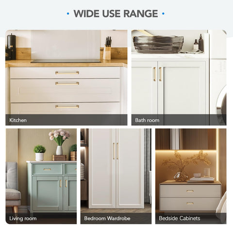 HOME EDIT 10-pack cabinet pulls provide uniform appearance across drawers