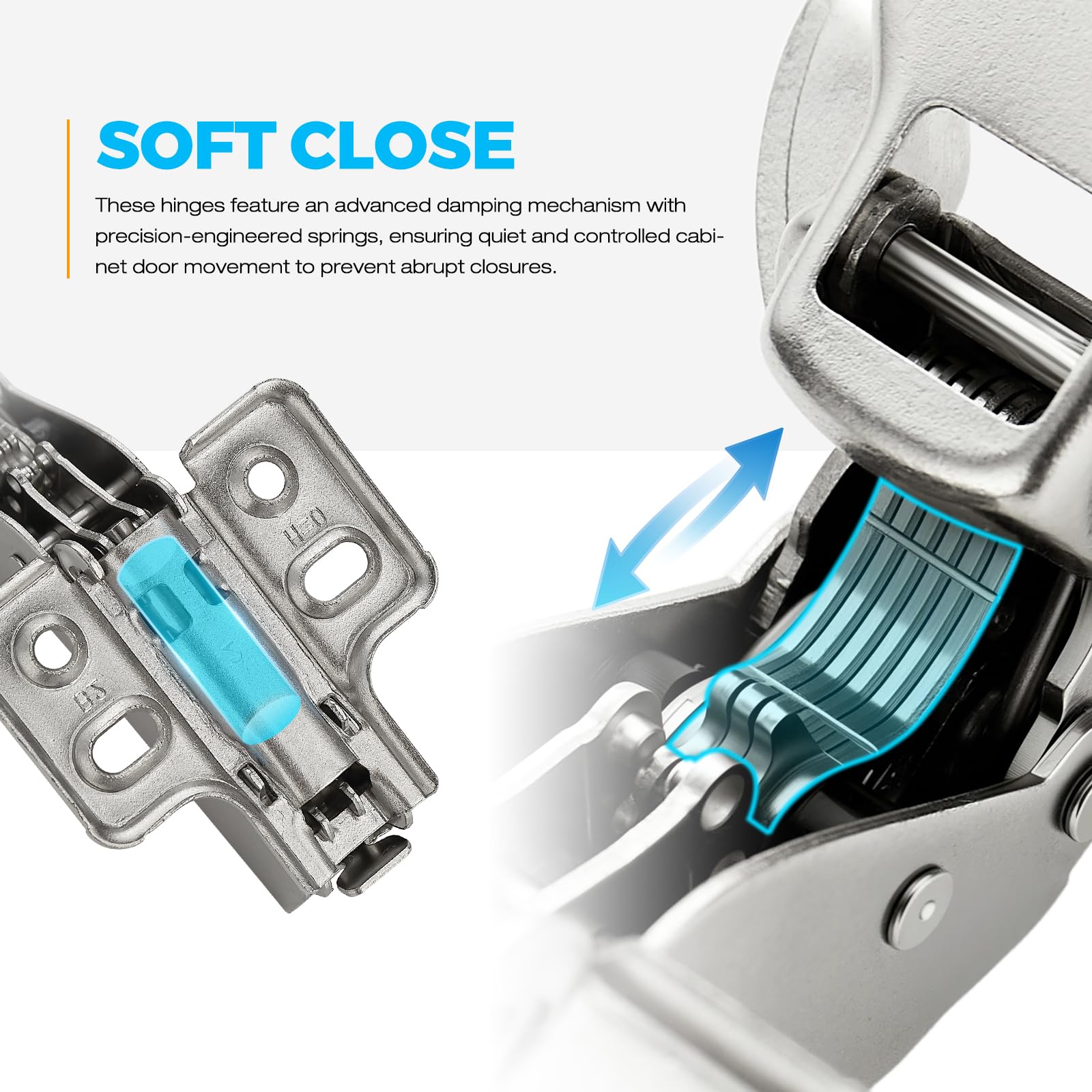 HOME EDIT hinge cup 115 mm depth and 35 mm diameter for secure mounting