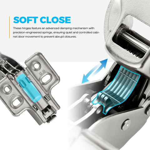 HOME EDIT hinge cup 115 mm depth and 35 mm diameter for secure mounting