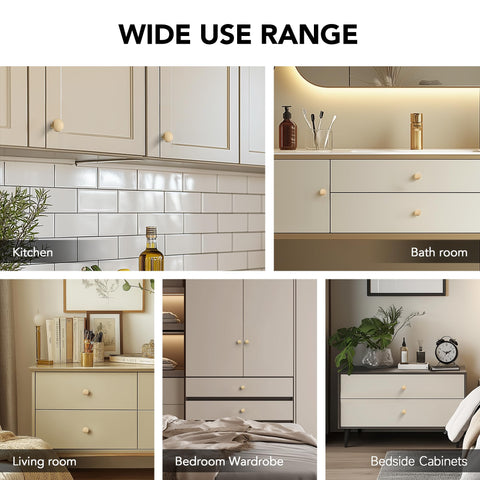 Home Edit champagne bronze knob round set coordinates styling across rooms with cohesive hardware.