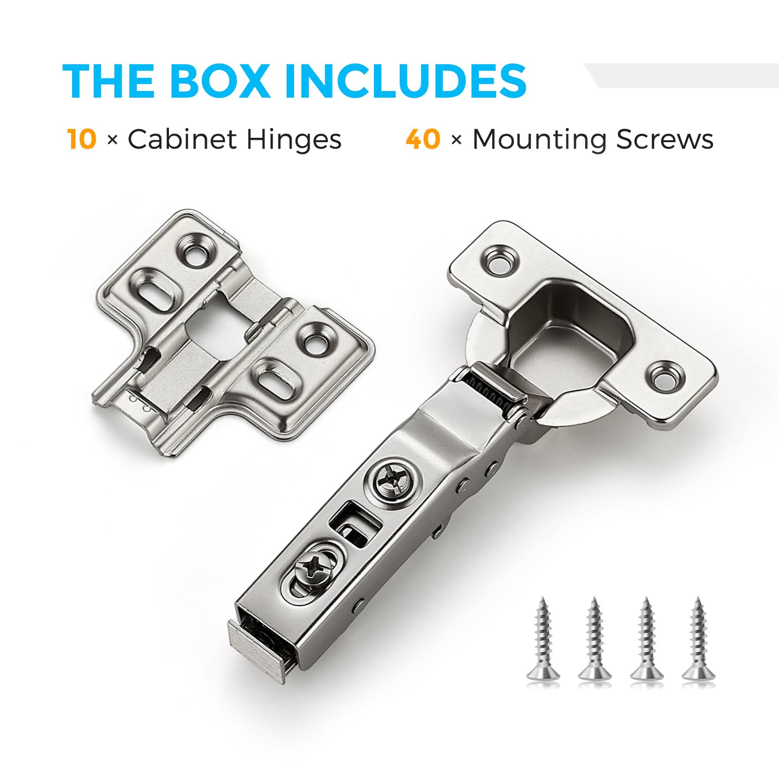 HOME EDIT hinge supports door thickness 14 to 22 mm for versatile cabinetry