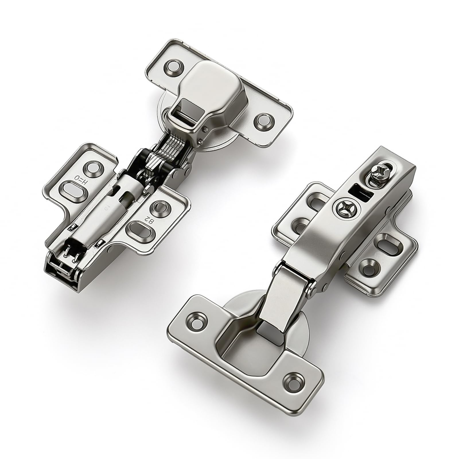 HOME EDIT hinge with piston damper delivering silent close