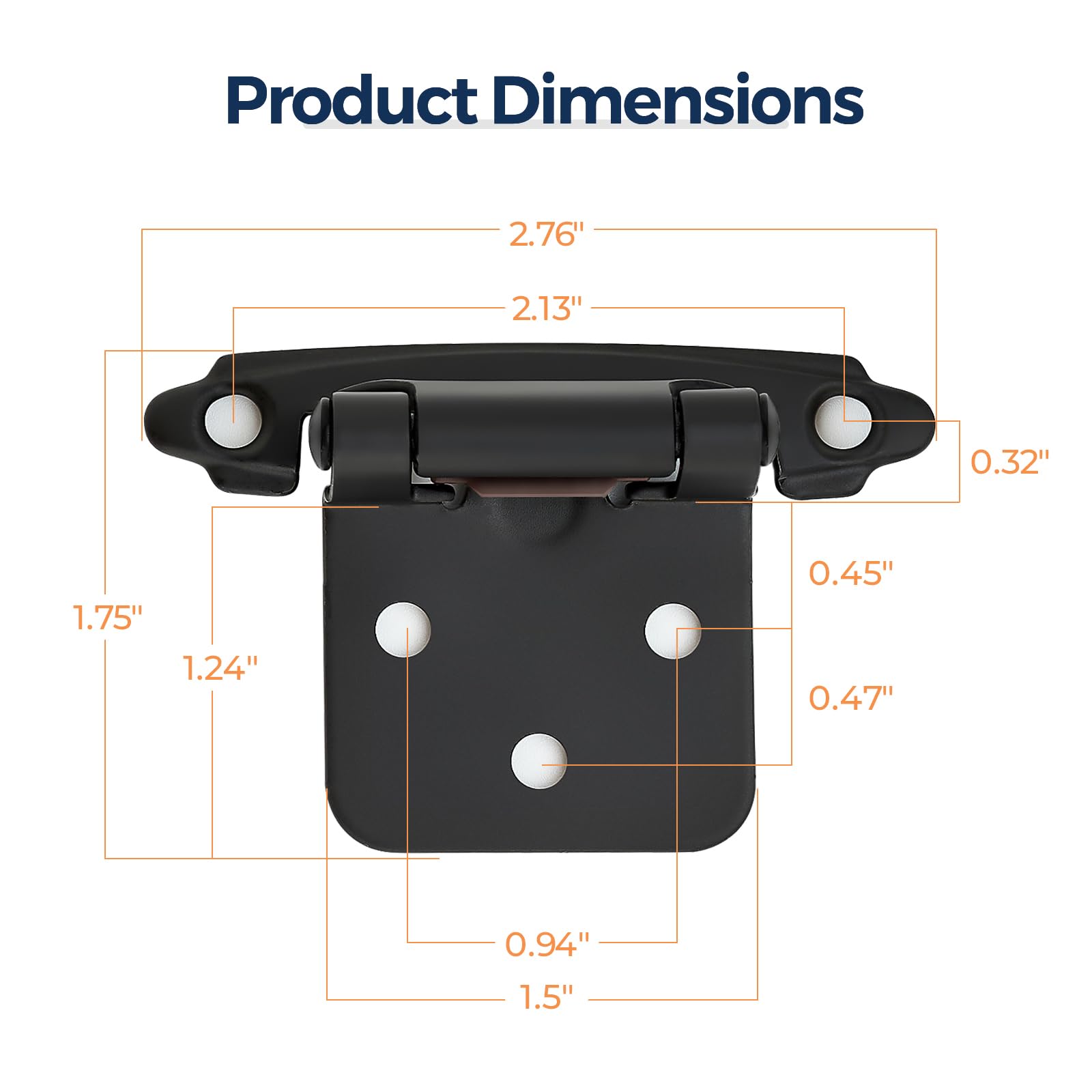 Home Expert hinge install kit with screws for quick setup.