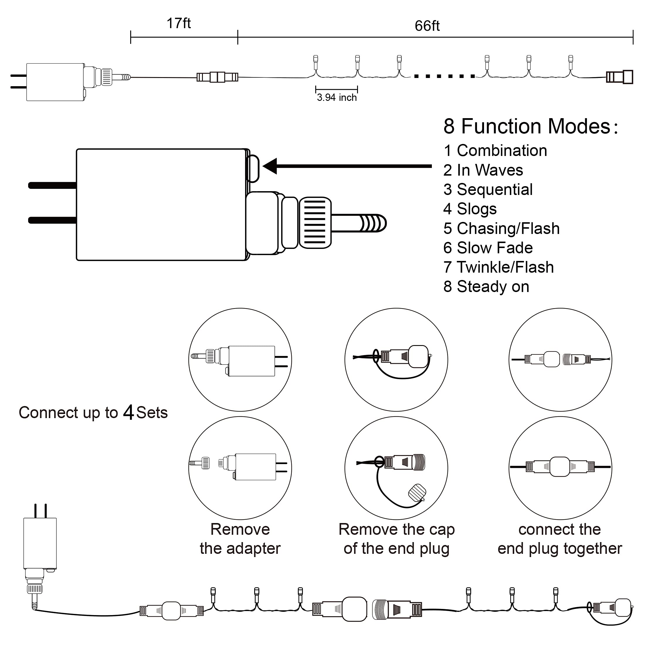HOME LIGHTING weather-ready string lights for rain or shine outdoor use