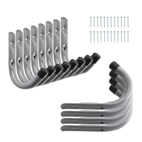 HOME MASTER HARDWARE 12-pack wall hooks front view for organized garage storage.
