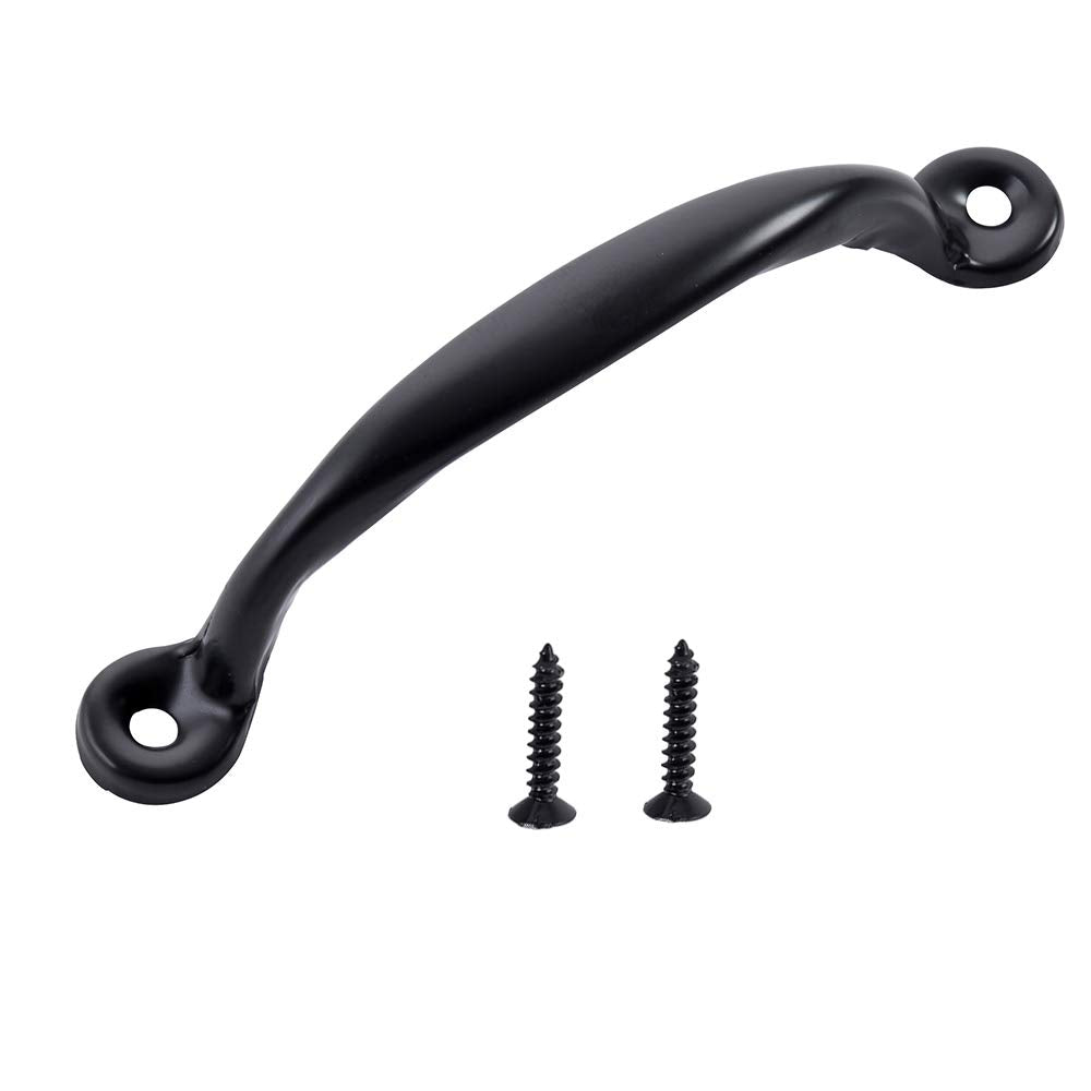 HOME MASTER HARDWARE arch-bow gate pull black offers a comfortable grip