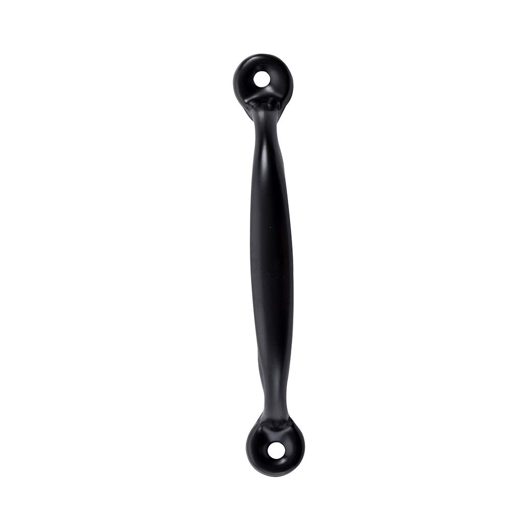 HOME MASTER HARDWARE barn-door pull black finish adds rugged style and smooth operation