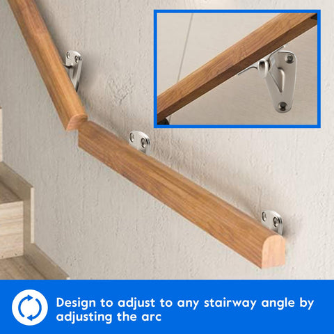 Adjustable angle bracket from HOME MASTER HARDWARE for stairs