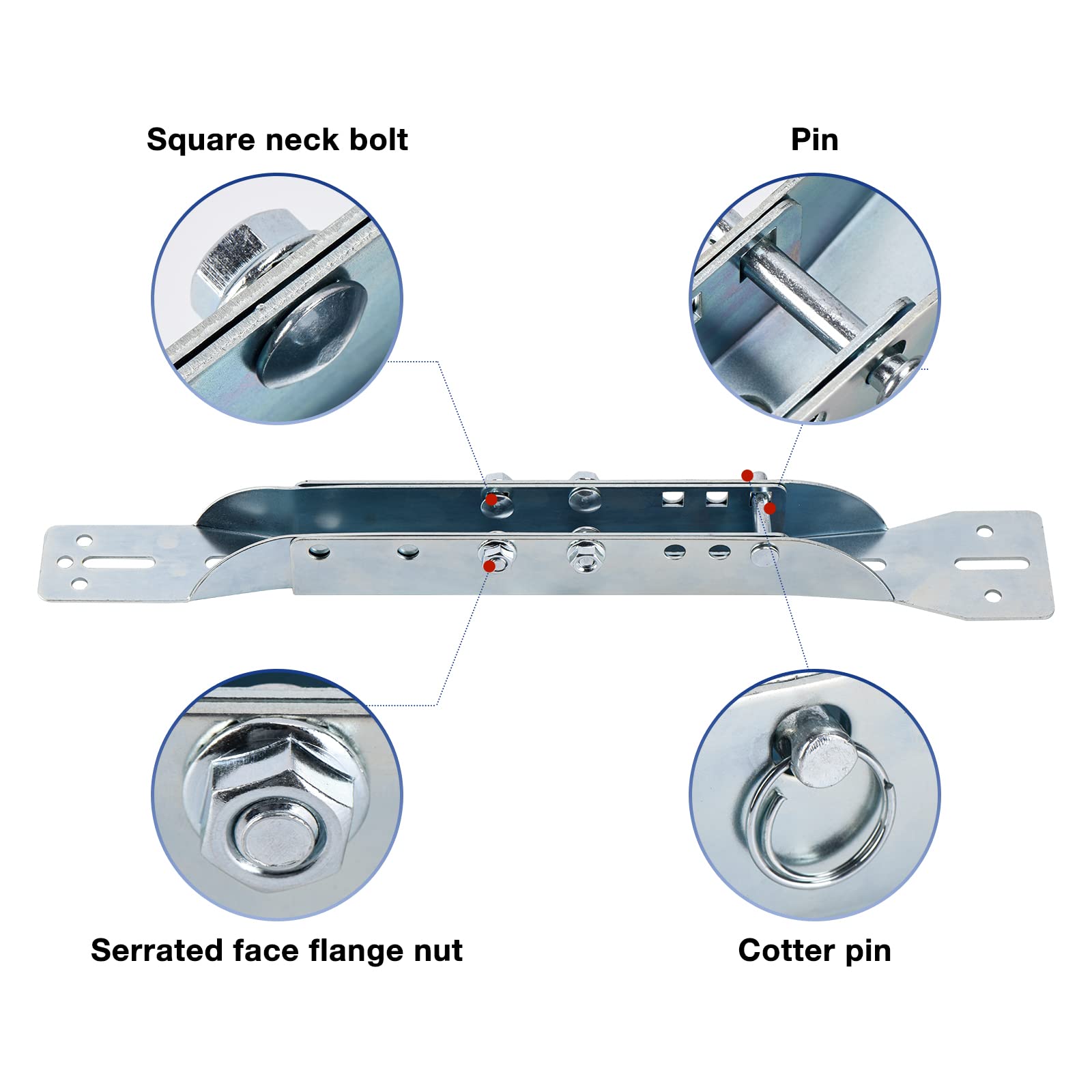 HOME MASTER HARDWARE zinc-plated steel bracket close-up with durable finish