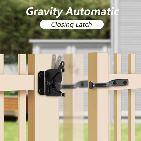 HOME MASTER HARDWARE gate handle with screws enables quick installation.