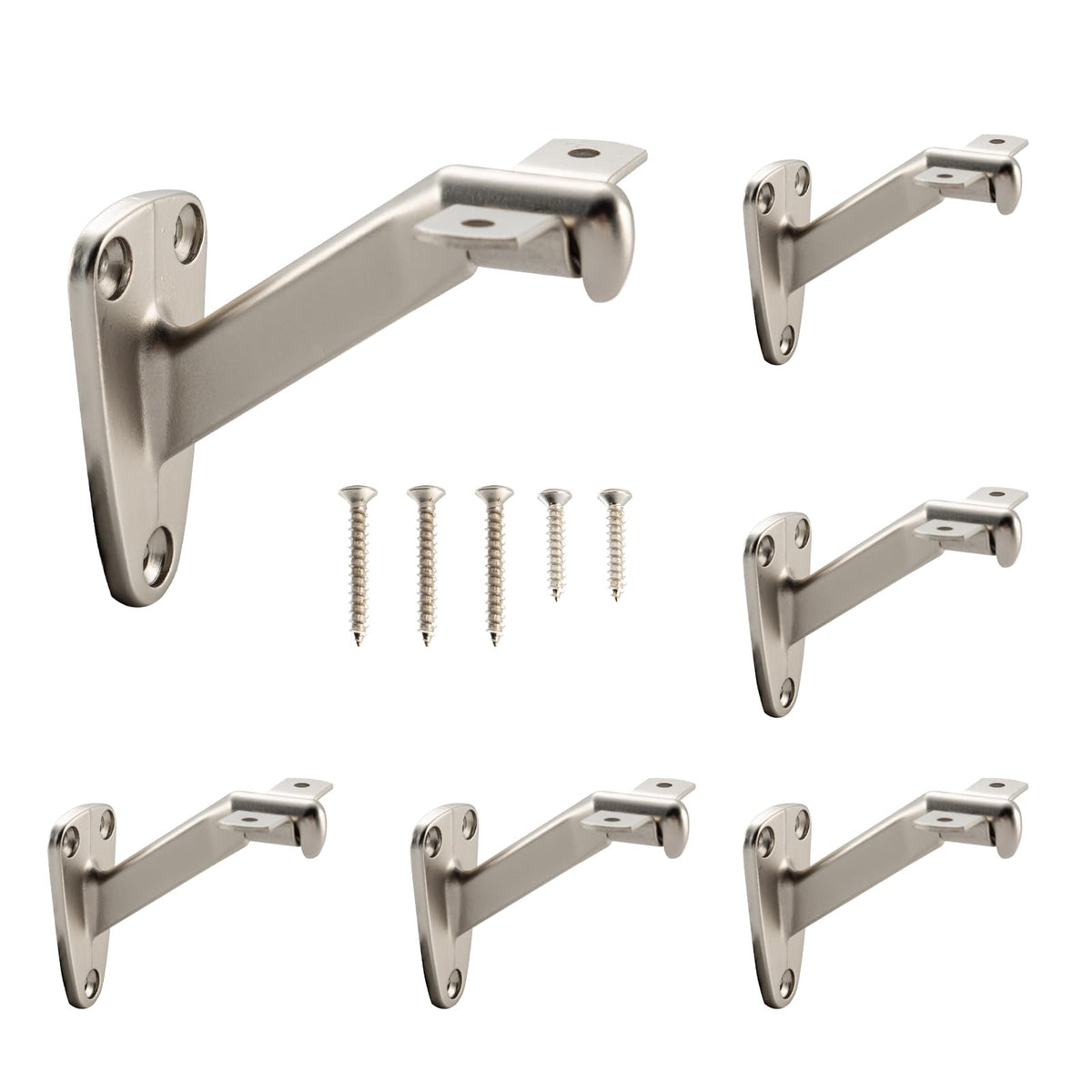 HOME MASTER HARDWARE handrail brackets pack six for sturdy stair support indoors