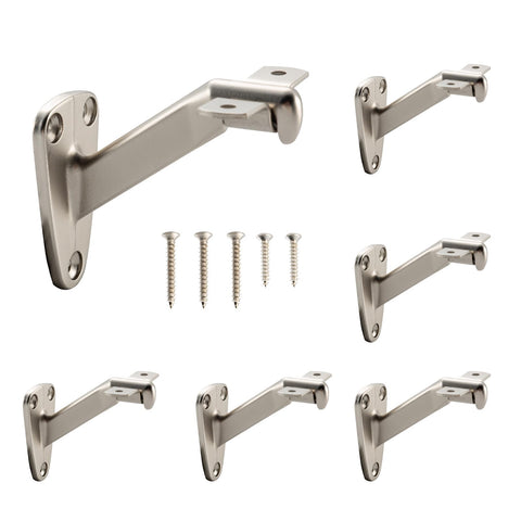 HOME MASTER HARDWARE handrail brackets pack six for sturdy stair support indoors