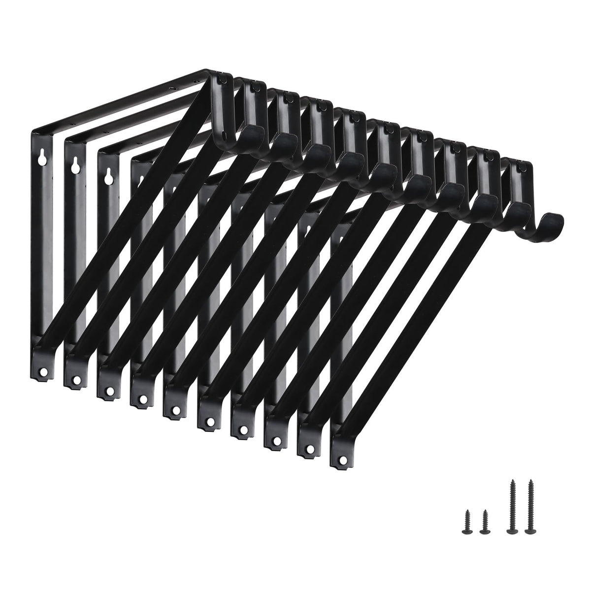 HOME MASTER HARDWARE heavy-duty closet bracket front view for sturdy shelf support