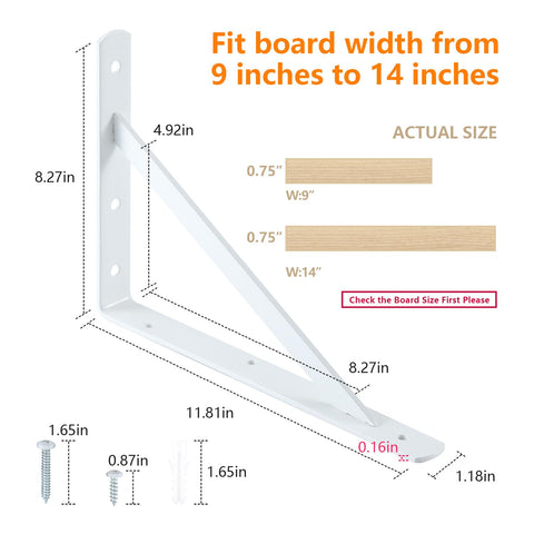 HOME MASTER HARDWARE heavy-duty shelf brackets rough texture coating resists corrosion.