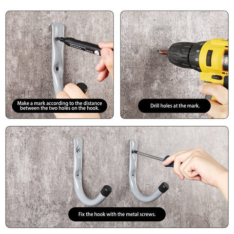 HOME MASTER HARDWARE includes 24 screws for quick mounting and setup.