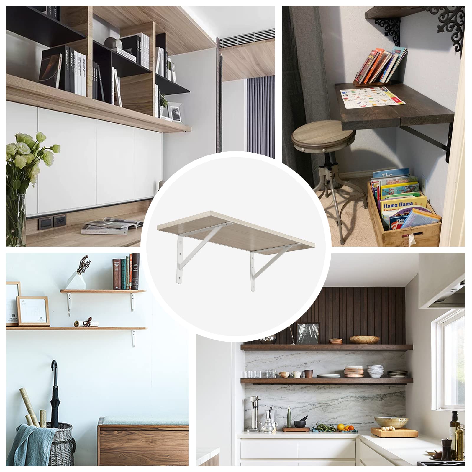 HOME MASTER HARDWARE multi-use bracket suitable for kitchen, garage, or display shelving