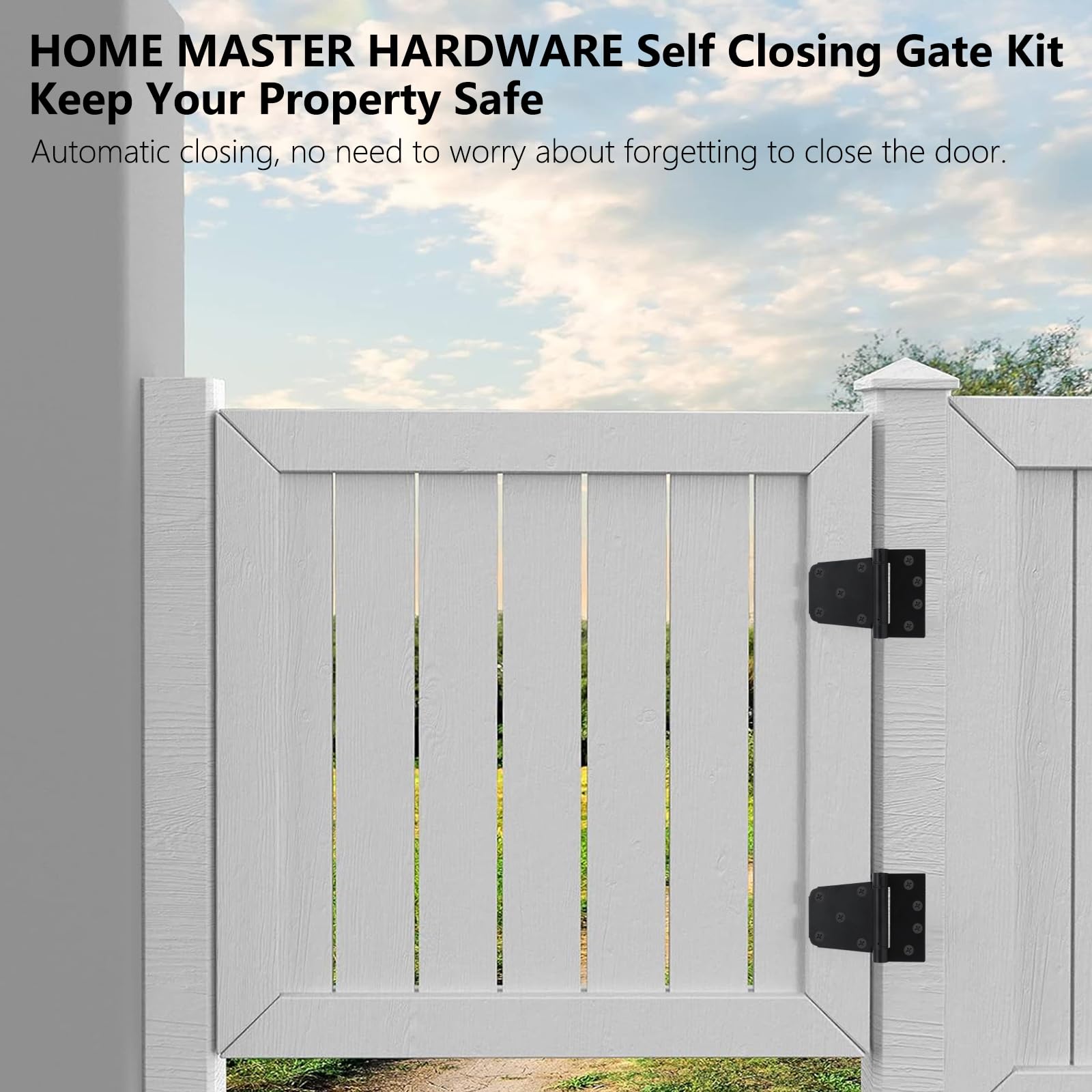 HOME MASTER HARDWARE bearing-gasket hinge illustrates quiet operation and reduced wear