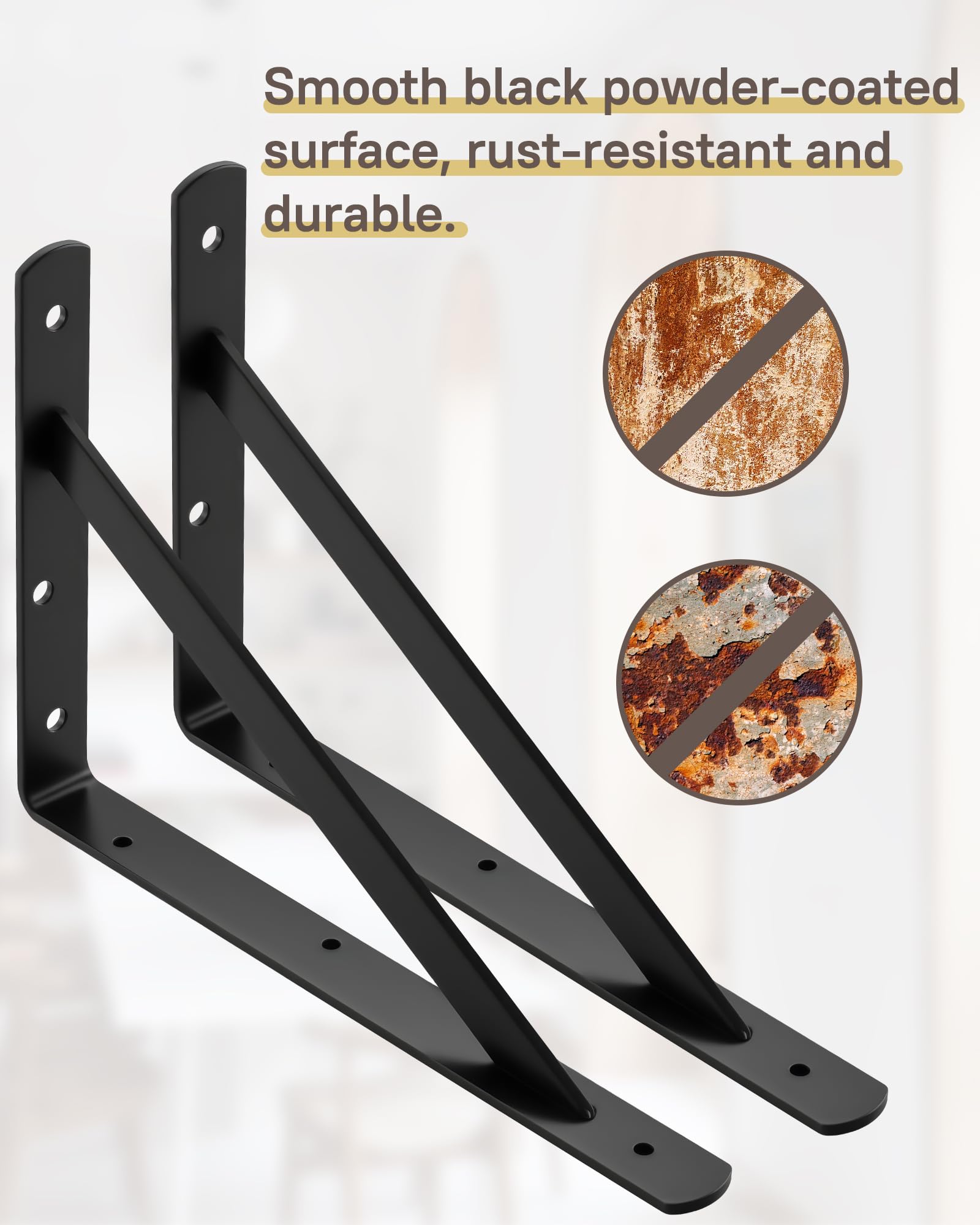 Package from Home Master Hardware includes brackets and mounting screws for easy setup