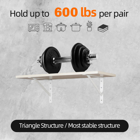 HOME MASTER HARDWARE screws included for quick, secure installation of wall-mounted shelves