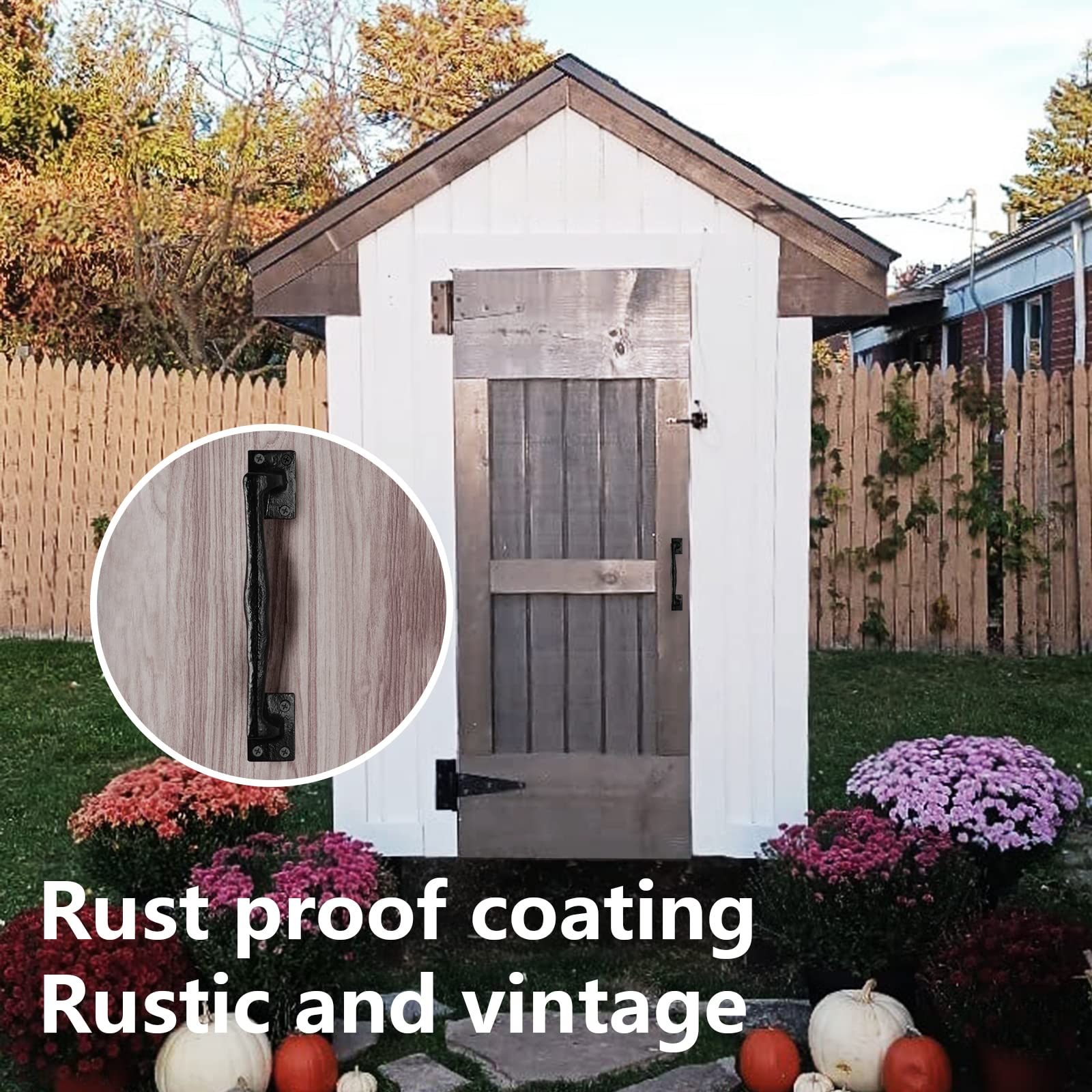 HOME MASTER HARDWARE outdoor-ready gate pull resists rust for long-lasting outdoor use.