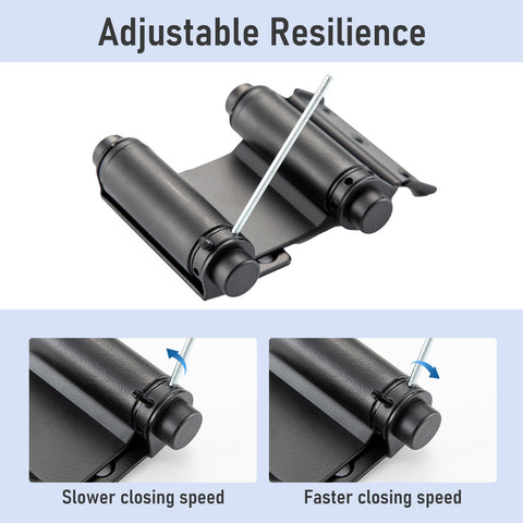 HOME MASTER HARDWARE swing-door hinge highlighting versatile mounting for saloon and cafe doors