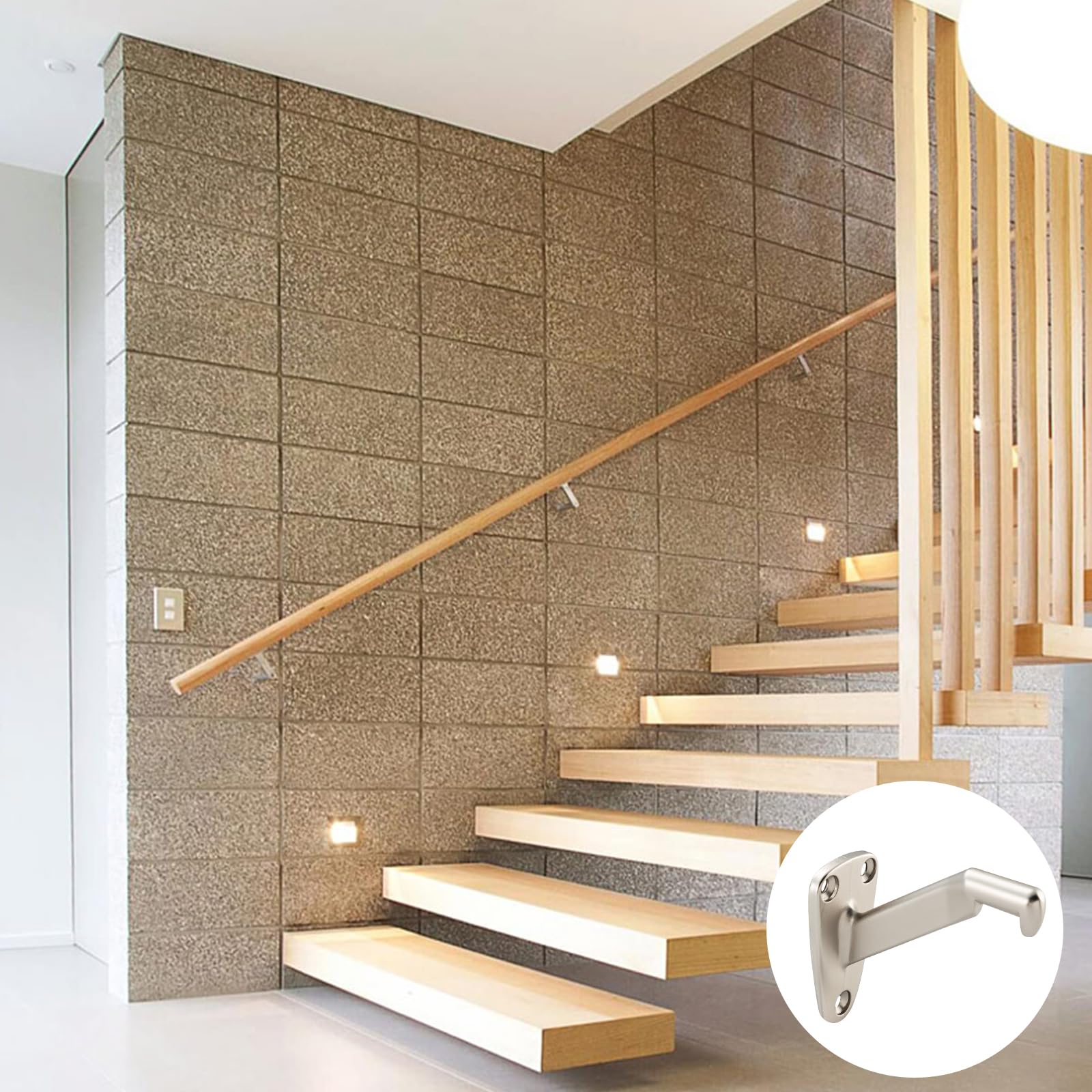 Weight capacity up to 220 pounds per bracket with HOME MASTER HARDWARE