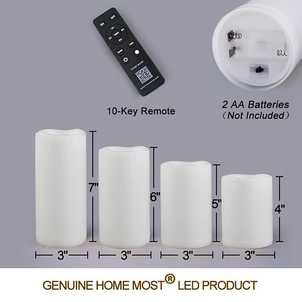 HOME MOST remote 10-key control makes timers and brightness easy