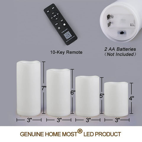 HOME MOST remote 10-key control makes timers and brightness easy