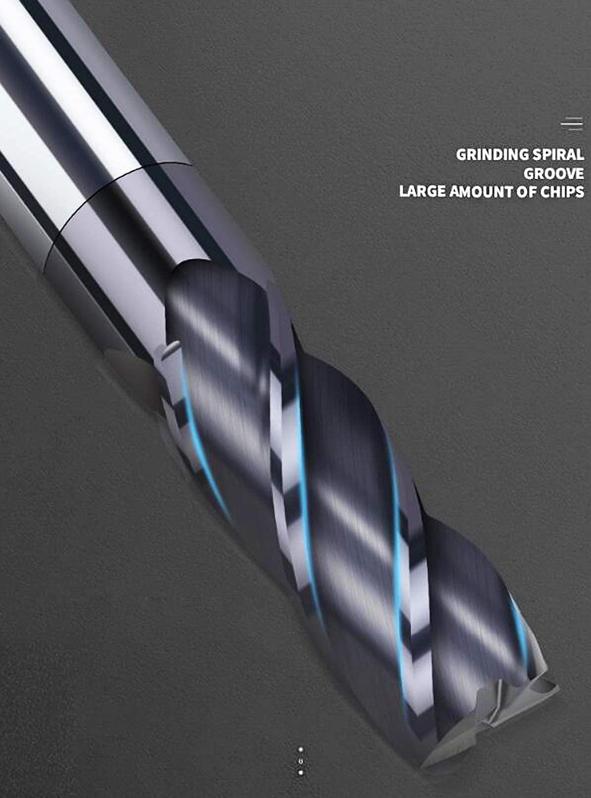 Home of Quality Tools CNC end mill set 12mm for heavy-duty milling.