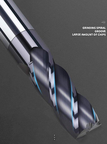 Home of Quality Tools CNC end mill set 12mm for heavy-duty milling.