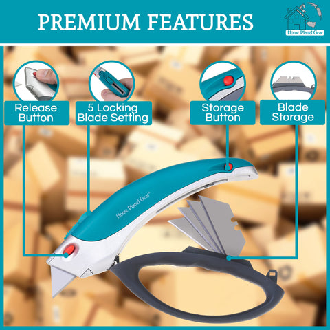 Zinc-alloy body provides durability for Home Planet Gear cutter.