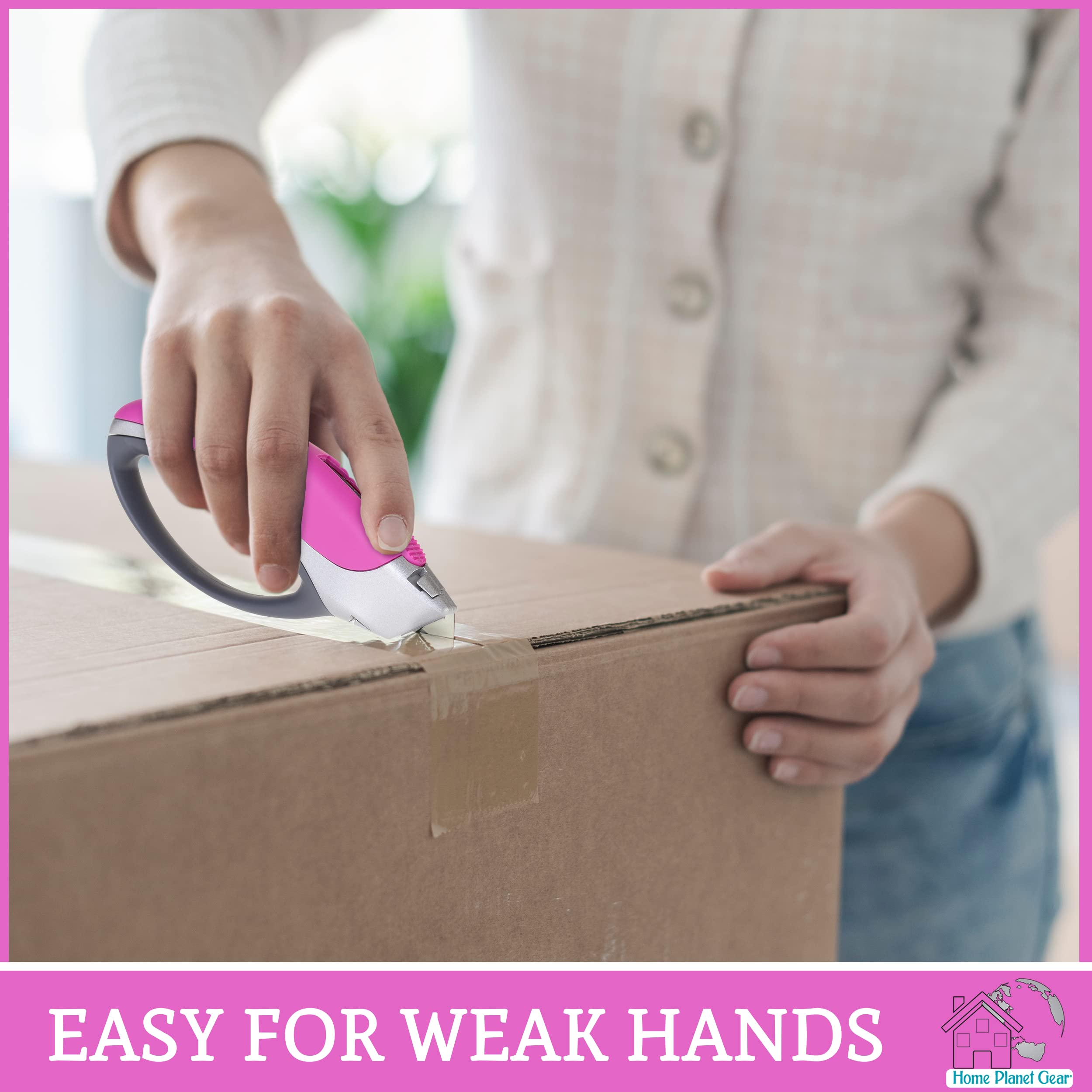 Home Planet Gear ergonomic grip offers comfortable control for prolonged use.